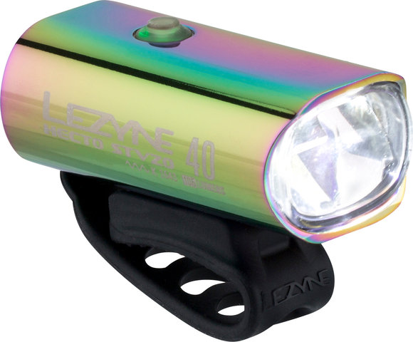 Lezyne Luz frontal Hecto Drive 40 LED con homologación StVZO - neo metallic