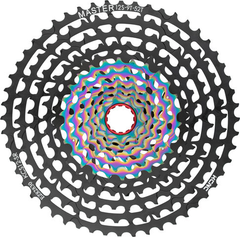 KCNC MTB 12-speed Cassette - oilslick-black/9-52