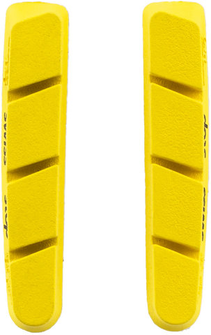 Swissstop Gomas de freno Cartridge FlashPro Carbon para Shimano/SRAM - yellow king/universal