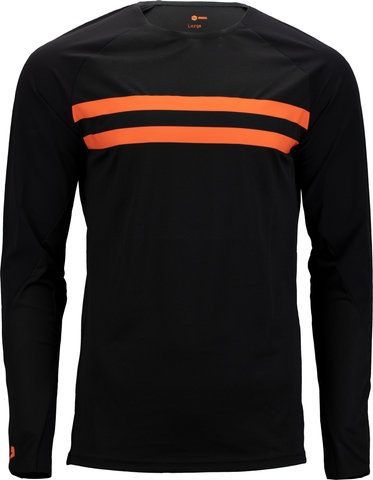 bc original Maillot MTB L/S - black-orange/L