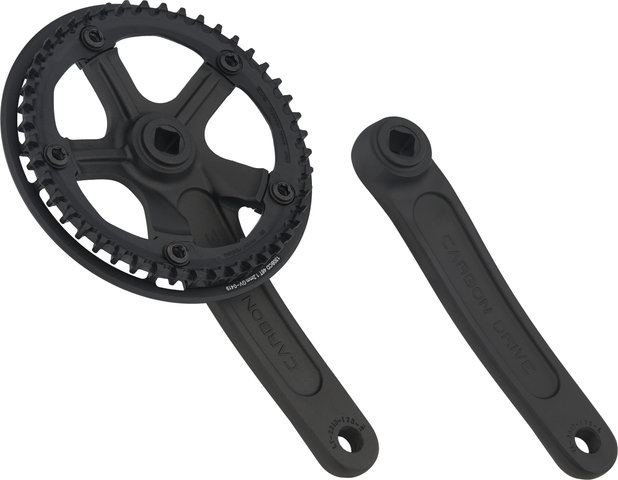 Gates CDN S250 Crankset with Protective Ring - black/175.0 mm 46 tooth