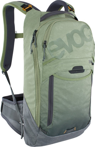 evoc Sac à Dos à Protecteurs Trail Pro 10 - light olive-carbon grey/S/M