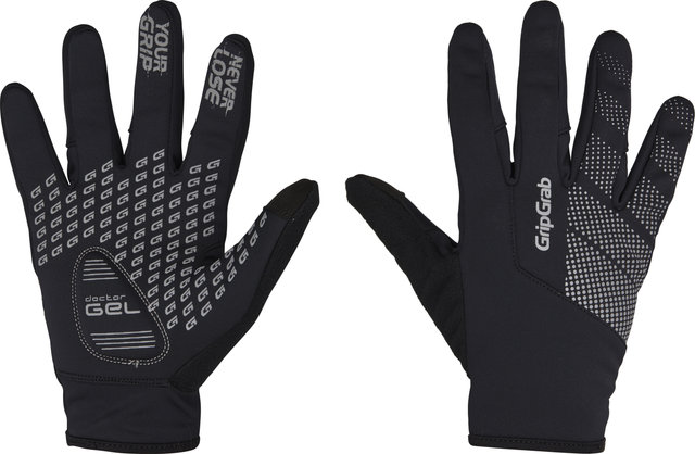 GripGrab Ride Windproof Midseason Ganzfinger-Handschuhe - black/M