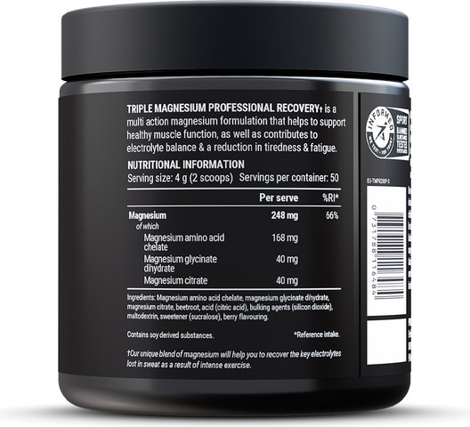 PILLAR Performance Triple Magnesium Professional Recovery Powder Dose - berry