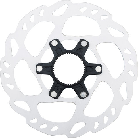 Shimano SM-RT70 Center Lock Brake Rotor for SLX w/ Internal Teeth - silver/160 mm