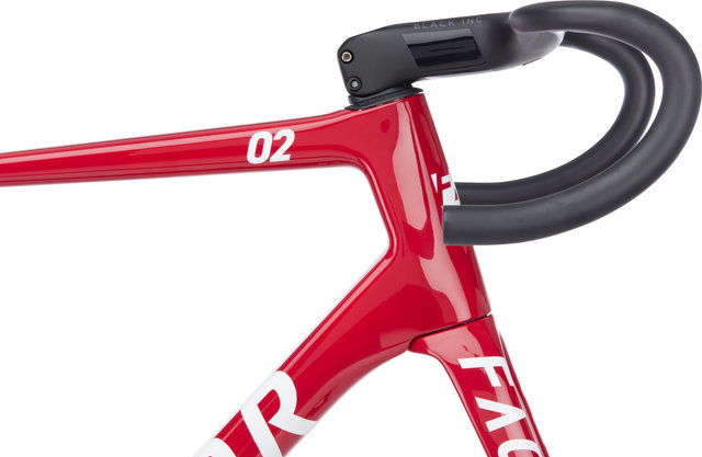 Factor O2 V.A.M. Disc T47a Shimano Carbon Frame Kit Model 2023 - red velvet/54 cm, 110 mm x 38 cm, SB 0 mm