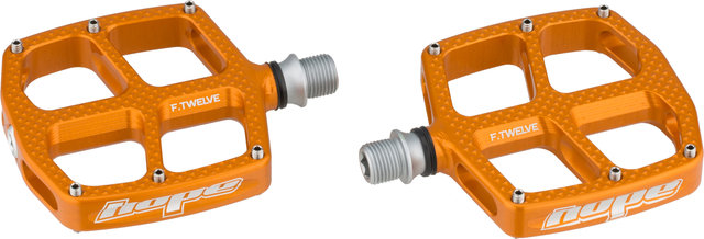 Hope Kids F12 platform pedals - orange