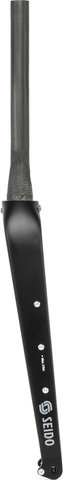 Seido RGT Carbon Fork - black/100 mm/12 mm Thru Axle/1 1/8" - 1,5" tapered/28"