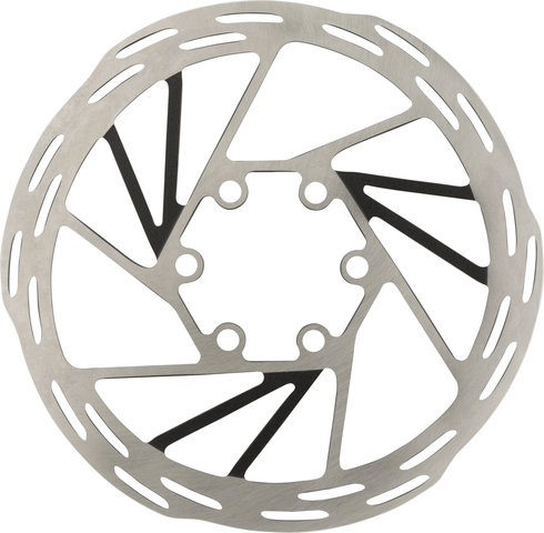 SRAM Paceline Rounded 6-bolt Brake Rotor - black-silver/140 mm