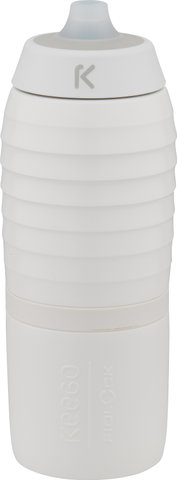 FIDLOCK TWIST x Keego botella de titanio 600 ml con sistema de sujeción bike base - blanco/600 