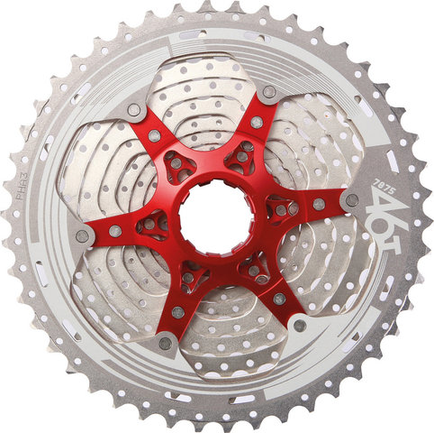 SunRace Cassette CSMX8 11 vitesses - metallic silver/11-46