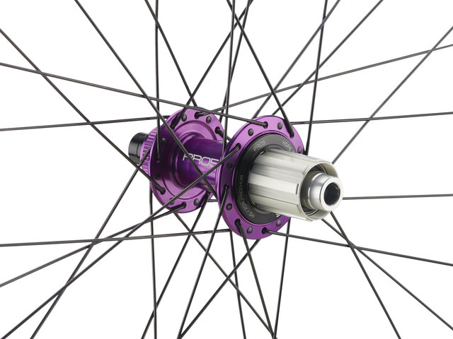 Hope Juego de ruedas Pro 5 + Fortus 30 SC Disc Center Lock 27,5" Boost - purple/Boost/148 mm/110 mm/Boost/27,5" (650B)/Shimano MTB/110 mm/Shimano MTB/110 mm/148 mm