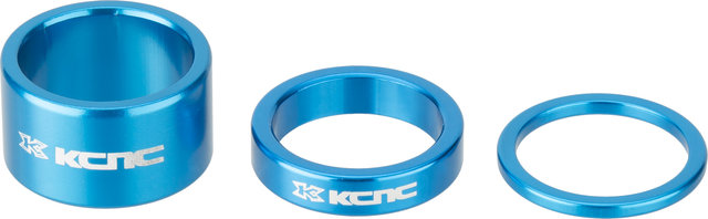 KCNC Headset Spacer Set für 1 1/8" 3-teilig - blue