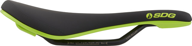 SDG Bel-Air 3.0 Sattel mit Lux-Alloy Streben - black-green/140 mm