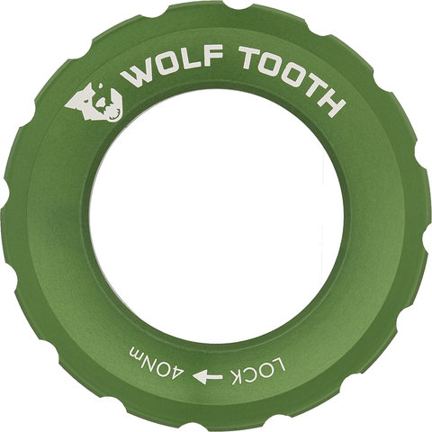 Wolf Tooth Components Center Lock Verschlussring - green