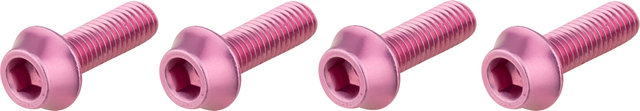 Wolf Tooth Components Tornillos para portabotellas - rosa