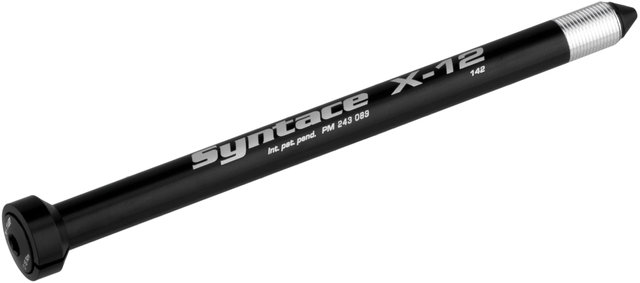 Syntace Eje pasante X-12 - negro/X-12 / 135+