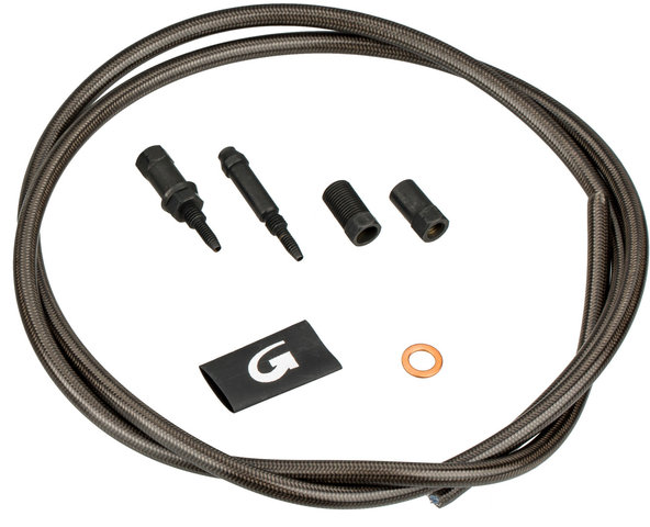 Goodridge Kit de cable flexible para Avid Elixir/Juicy/XX/X0 - carbon-look/rueda delantera