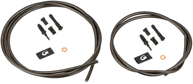 Goodridge Kit cables flexibles acero RD + RT p. Shimano/Avid/Magura/Hayes/Tektro - carbon-look/set (RD + RT)