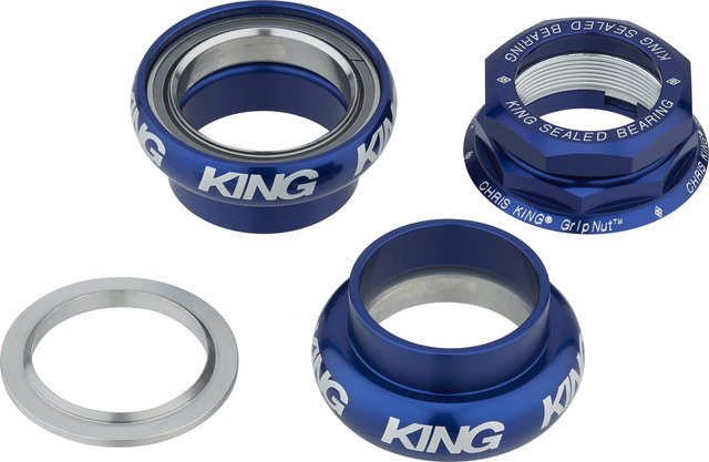 Chris King GripNut Bold EC34/28.6 - EC34/30 Threaded Headset - navy/EC34/28,6 - EC34/30