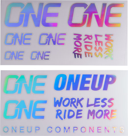 OneUp Components Decal Kit - oil slick