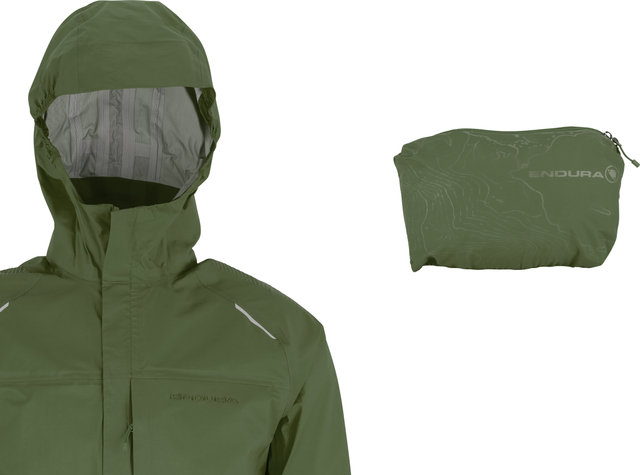 Endura Veste GV500 Waterproof - olive green/M