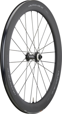 Shimano WH-R9270-C60-HR-TL Dura-Ace Center Lock Disc Carbon Wheelset+Bags - black/Non Boost/Non Boost/142 mm/100 mm/28"/Shimano Road 12-speed/100 mm/Shimano Road 12-speed/100 mm/142 mm