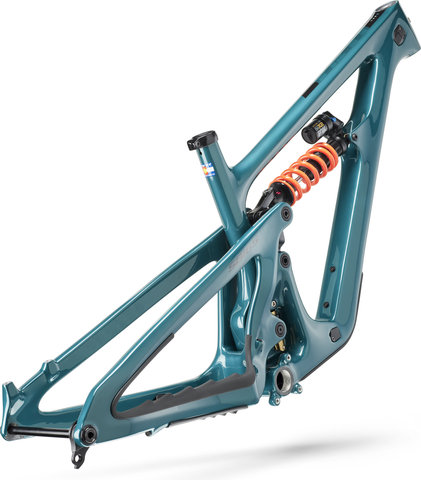 Yeti Cycles Kit de cuadro SB165 TURQ Carbono 29" / 27,5" - spruce/165 /M/12 mm Eje Pasante