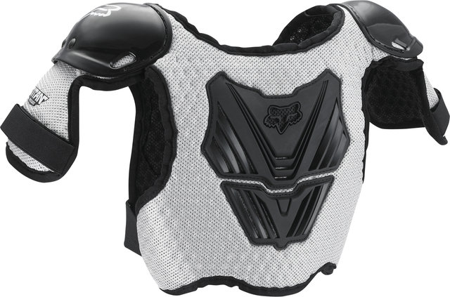 Fox Head Kids Peewee Titan Roost Deflector Protector Shirt - black-silver/140, 146, 152, 158