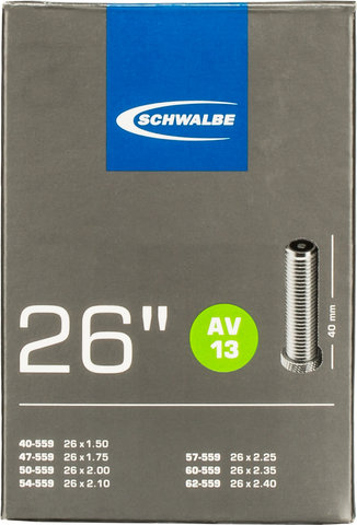 Schwalbe Schlauch 13 für 26" - universal/26 x 1,5-2,5 AV