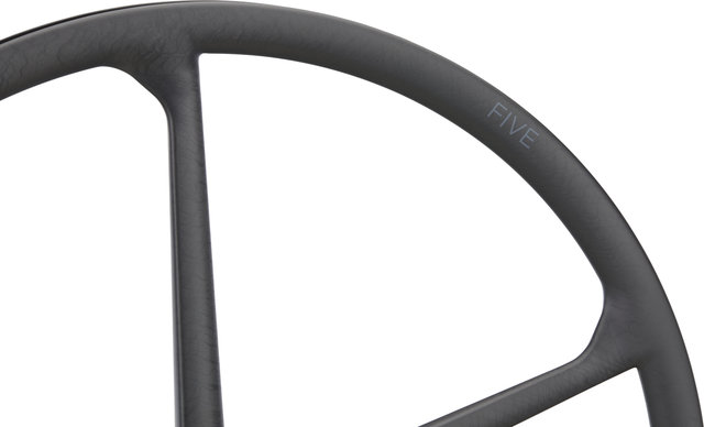 Black Inc Juego de ruedas Five Disc Center Lock Carbon 28" - black/Non Boost/Non Boost/142 mm/100 mm/28"/Shimano carretera/100 mm/Shimano carretera/100 mm/142 mm