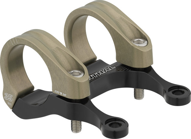 Renthal Potencia Integra II 35 de montaje directo - gold-black/0°/50 mm