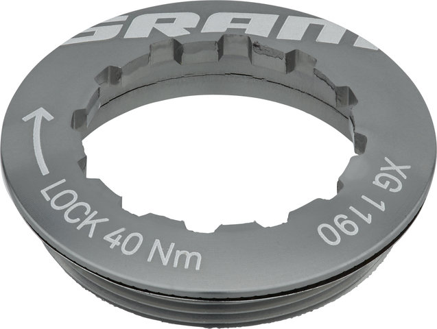 SRAM Verschlussring Aluminium für XG-1190 - silver