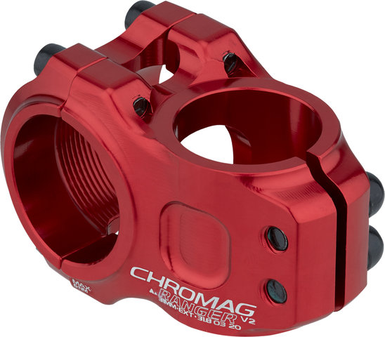 Chromag Ranger V2 Vorbau 31.8 - red/31 mm 0°