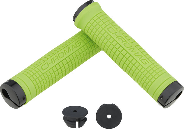 Chromag Squarewave XL Lock On puños para manillar - tight green/146 mm