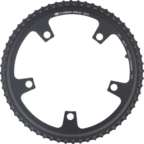 Gates CDX 5-Arm Alfine Di2 Front Belt Drive Sprocket w/ 130 mm BCD - black/60 