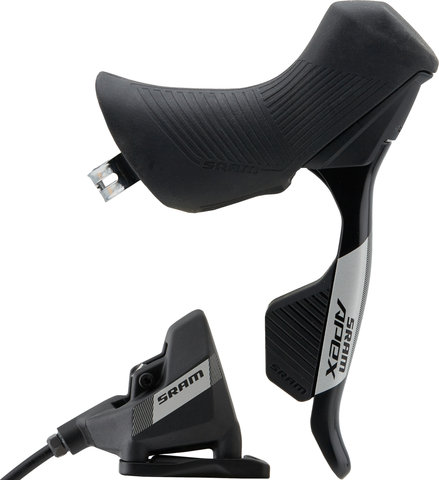 SRAM Freno de disco con maneta de cambios /frenosApex eTap AXS HRD - black/Rueda trasera/Derecho (específico de lado)