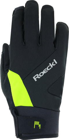 Roeckl Reichenthal 2 Ganzfinger-Handschuhe - black-fluo yellow/8