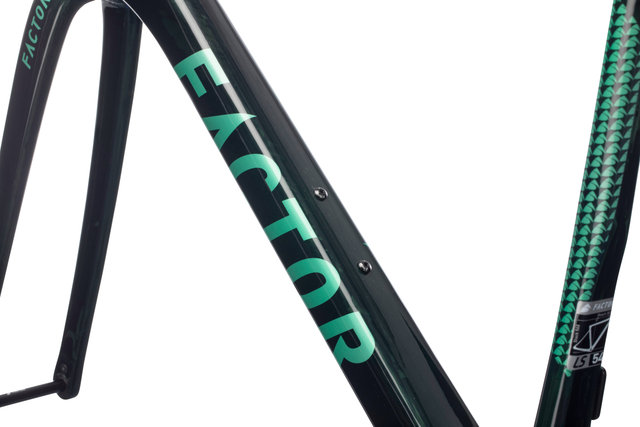 Factor LS Disc Carbon Gravel Frameset - british green/M/12 mm Thru Axle