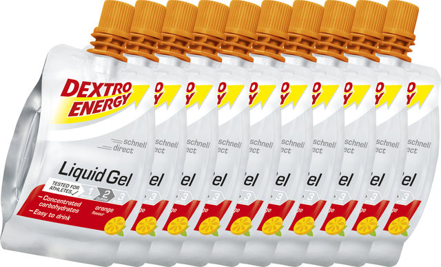 Dextro Energy Gel liquide - 10 pièces - orange/600 