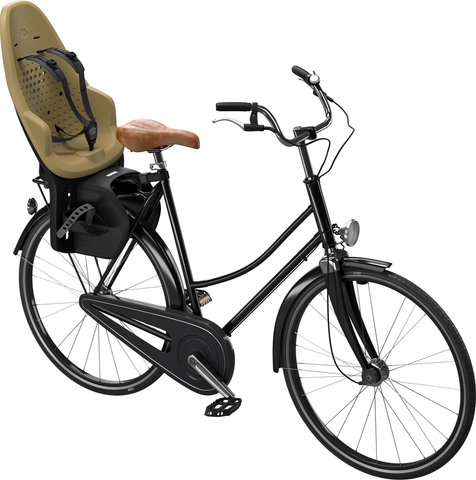 Thule Yepp 2 Maxi Fahrradkindersitz zur Gepäckträgermontage - fennel tan