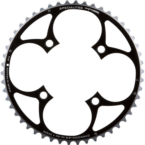 TA Chinook Chainring, 4-arm, Outer, 104 mm BCD, 23 mm Mount - black/50 tooth