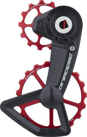 CeramicSpeed Système de Galets de Dérailleur OSPW X Coated pour SRAM AXS XPLR - red/13 dents (galet guide), 19 dents (galet tendeur)