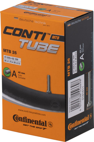 Continental MTB 26 Inner Tube - universal/26x1.75-2.5 Schrader 40 mm