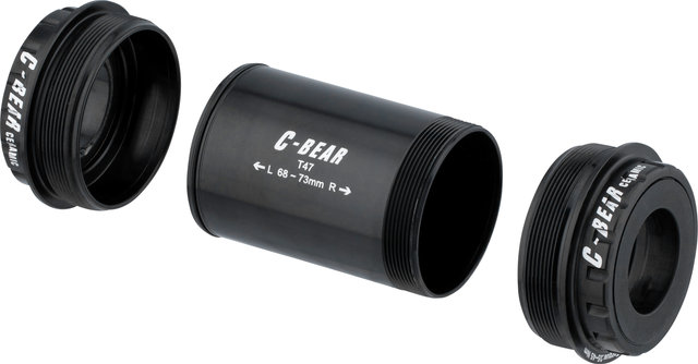 C-BEAR T47 Shimano Race Bottom Bracket - black/T47