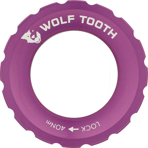 Wolf Tooth Components Center Lock Verschlussring - purple