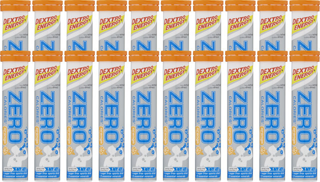 Dextro Energy Effervescent Tablets Zero Calories - 20 Pieces - orange