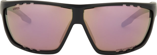 uvex sportstyle 706 CV Sports Glasses - black matte/pushy pink