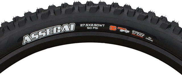 Maxxis Assegai 3C MaxxGrip Downhill WT TR 27,5" Faltreifen 2er Set - schwarz/27.5 "/63 mm/63-584/2.5 "