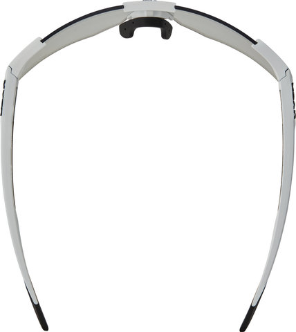 uvex Lunettes de Sport pace perform V - white mat/litemirror silver